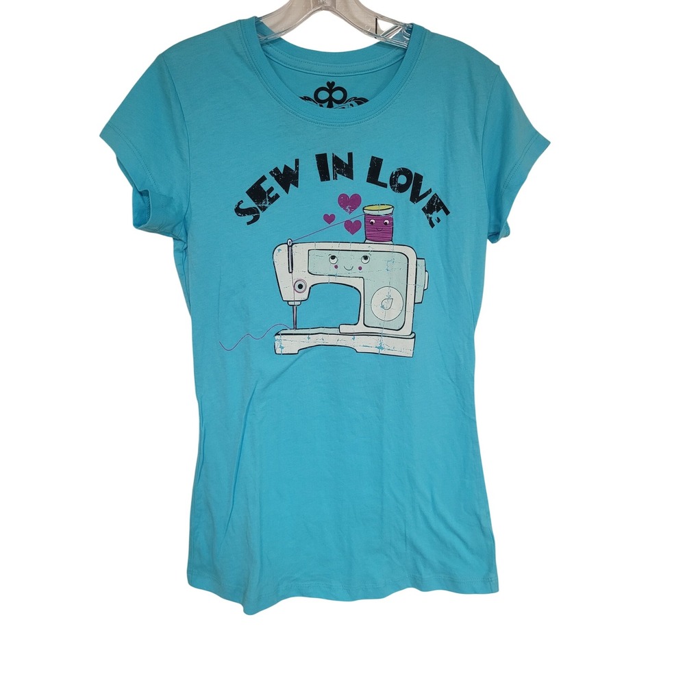 Girls Sew In Love Cute NWT Sewing‎ Machine T Shirt Top